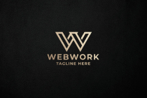 Web Work Pro Logo Template Screenshot 1