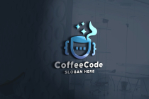 Coffee Code Programming Logo Screenshot 1