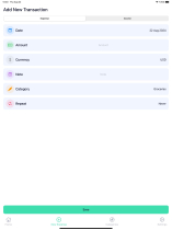 Save Wallet - Expense Tracker iOS App Screenshot 51