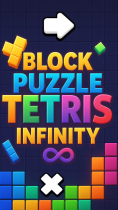 Block puzzle Tetris infinity - Mobile Unity Game Screenshot 1