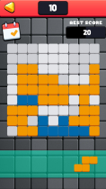 Block puzzle Tetris infinity - Mobile Unity Game Screenshot 7