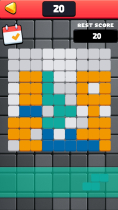 Block puzzle Tetris infinity - Mobile Unity Game Screenshot 8
